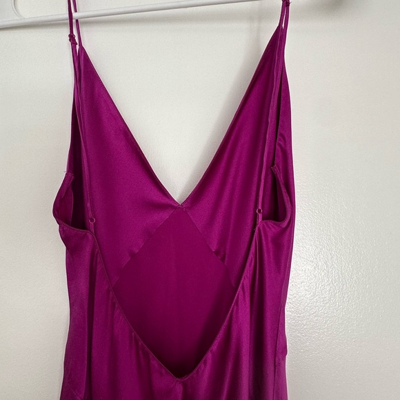 Olivia von Halle Magenta Dress size 1 - Picture 4 of 7